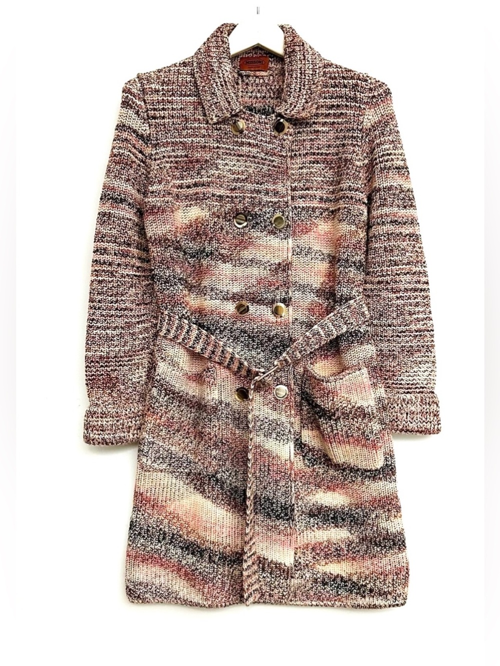 MISSONI coat cardigan wool knit